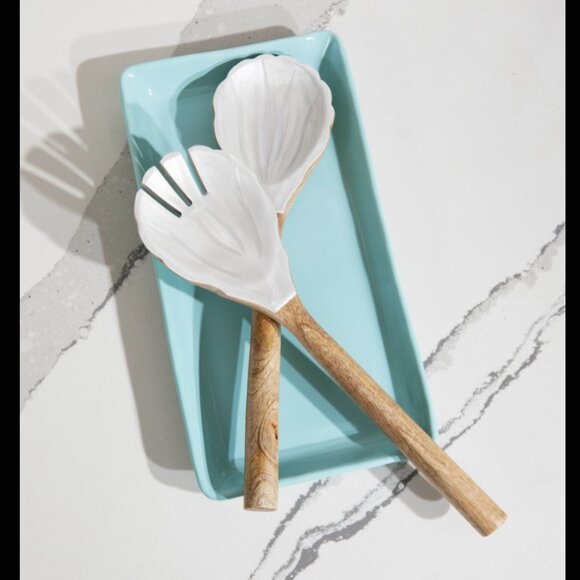 Beachly Other - Beachly - The Shoreline Shell Serving Spoons (Set of 2)